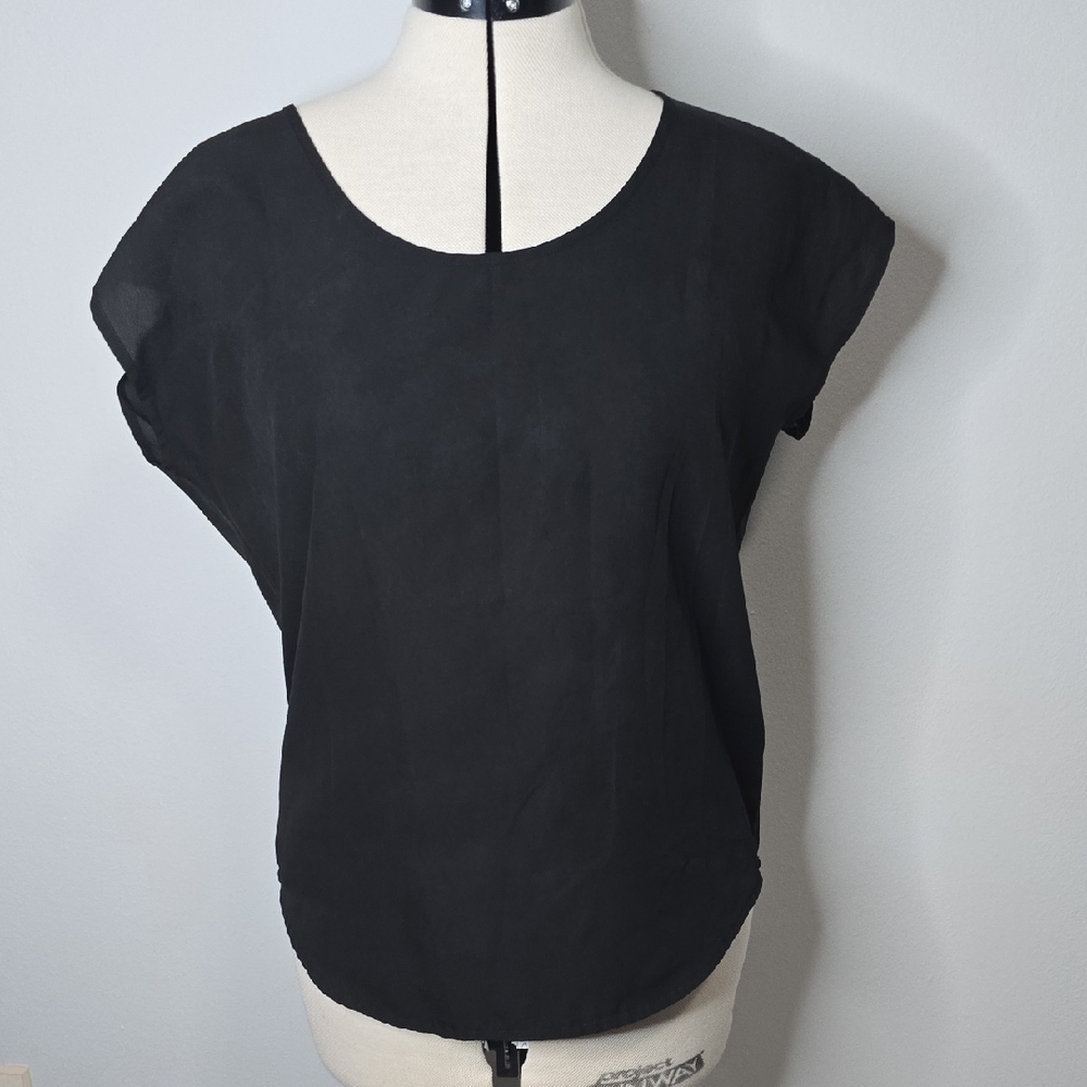 Metaphor Elegant Black Women's Blouse